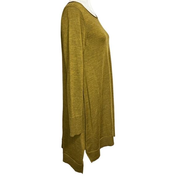 eileen Fisher Shift Dress 100% Merino Wool Dress Sweater - Picture 3 of 9